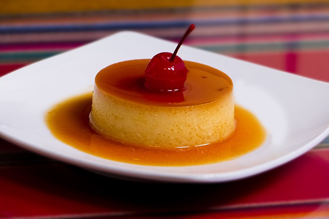 Flan postre español