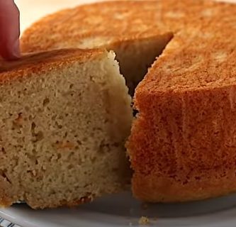 Receta sencilla de bizcocho