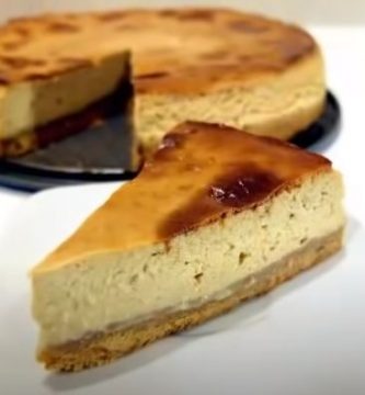 Tarta de café lista