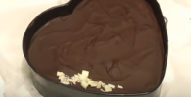 Tarta de chocolate y queso