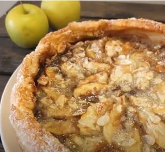 tarta de manzana y toffe